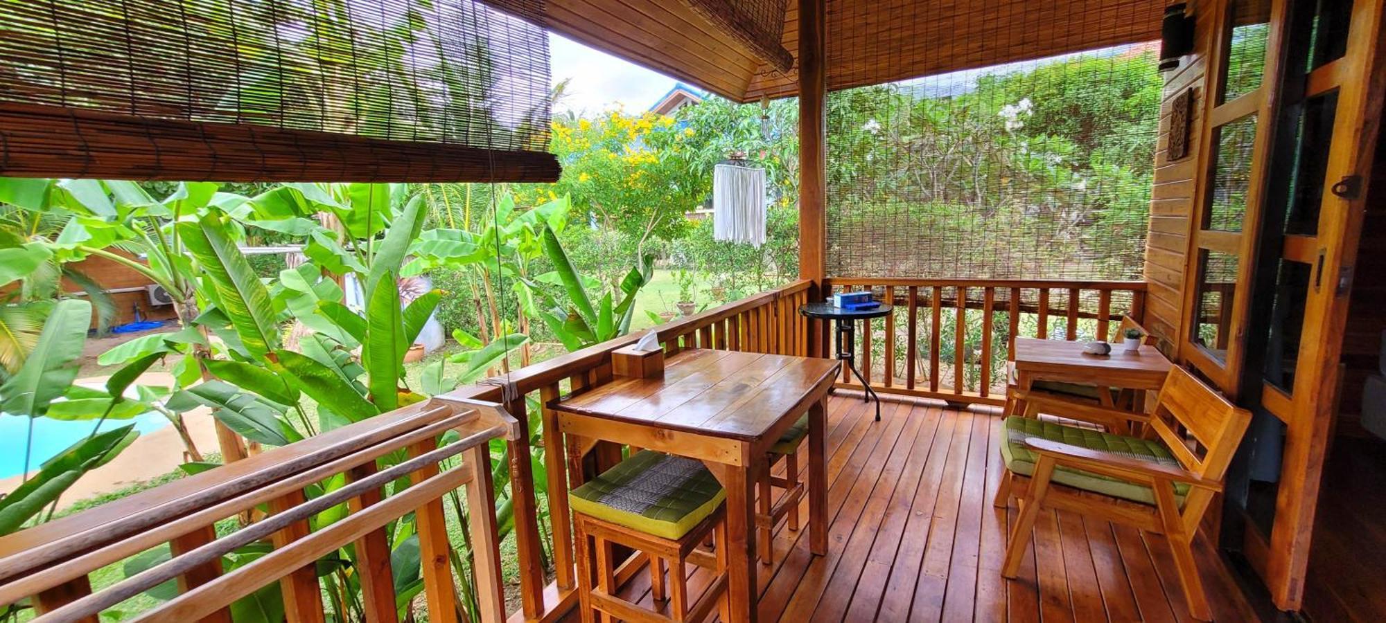Samui Blue Bird Acomodação com café da manhã Mae Nam Beach Exterior foto